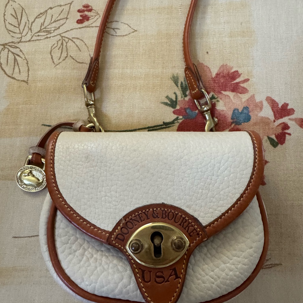Dooney & Bourke Vintage 90’s Calvary Mini Belt Or Crossbody Leather Bag